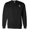 Greekgear Farmhouse Left Crest Crewneck Sweatshirt(Black)