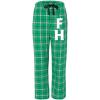 Greekgear Farmhouse Pajamas Flannel Pant(Kelly Green)