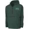 Greekgear Farmhouse Tackle Twill Lettered Pack N Go Pullover(Forest Green)