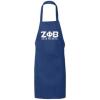 Greekgear Zeta Phi Beta Large Apron Royal Blue