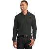 Kappa Delta Phi Crest – Shield Emblem Long Sleeve Polo(Dark Green)