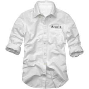 Acacia Classic Oxford(White/ Light Stone)
