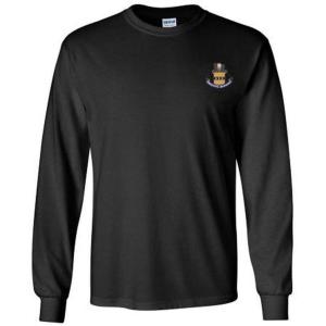 Acacia Fraternity Crest Longsleeve Tee(Black)