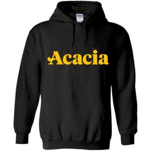 Acacia World Famous Greek Hoodie – Black with Gold Imprint(Black)