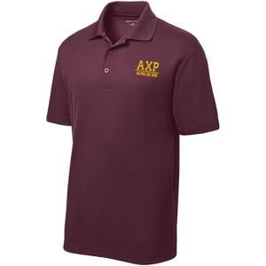 Alpha Chi Rho Greek Letter Polo’s(Maroon)