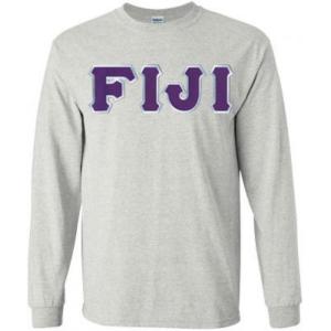 Fiji Lettered Long Sleeve(Light Grey)