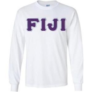 Fiji Lettered Long Sleeve(White)