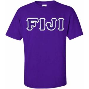 Fiji Lettered T-Shirt(Purple)