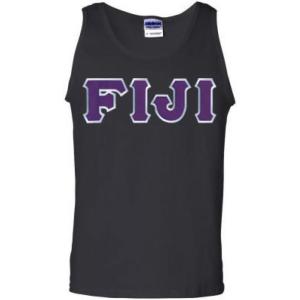 Fiji Lettered Tank Top(Black)