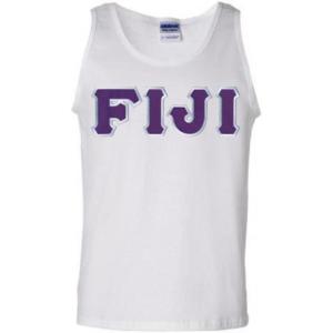 Fiji Lettered Tank Top(White)