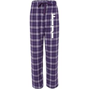 Fiji Pajamas Flannel Pant(Purple/White)