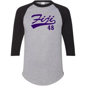 Fiji Tail Year Raglan(Grey W/Black)