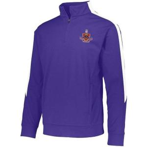 Fiji World Famous Greek Crest Medalist Pullover(Purple/ White)