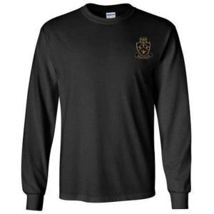 Kappa Delta Phi Fraternity Crest Longsleeve Tee(Black)