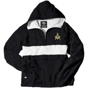 Mason/Freemason Anorak(Black/White)