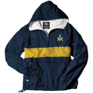 Mason/Freemason Anorak(Navy/Gold)