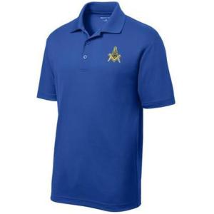 Mason/Freemason Emblem Polo(True Royal)
