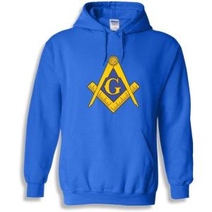 Mason/Freemason Logo Hoodie(Royal Blue)