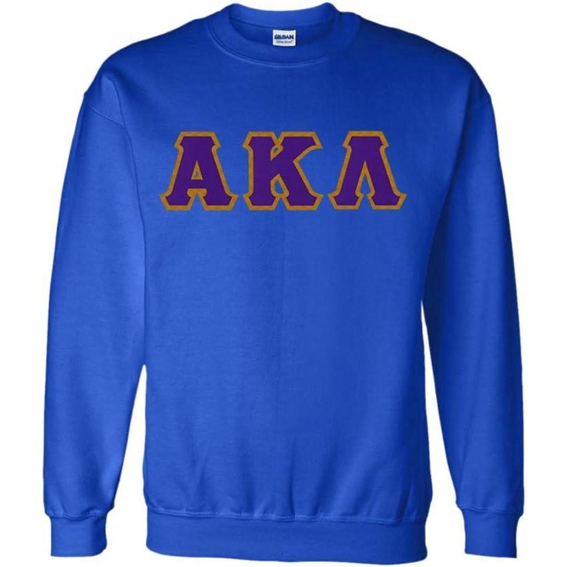 imageAlpha Kappa Lambda Custom Twill Crewneck SweatshirtRoyal Blue