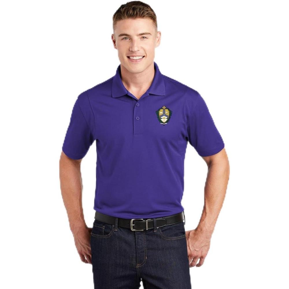 imageAlpha Kappa Lambda Emblem PoloPurple