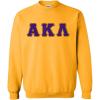 Alpha Kappa Lambda Custom Twill Crewneck Sweatshirt(Athletic Gold)