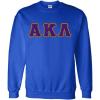 Alpha Kappa Lambda Custom Twill Crewneck Sweatshirt(Royal Blue)