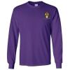 Alpha Kappa Lambda Fraternity Crest Longsleeve Tee(Purple)