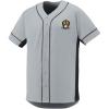 Alpha Kappa Lambda Fraternity Crest Slugger Baseball Jersey(Silver/Black)