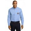 Alpha Kappa Psi Crest – Shield Long Sleeve Oxford(Light Blue/Light Stone)