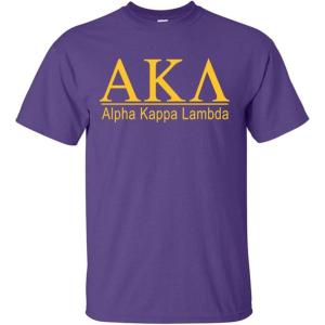 Alpha Kappa Lambda Bar Tee(Purple)