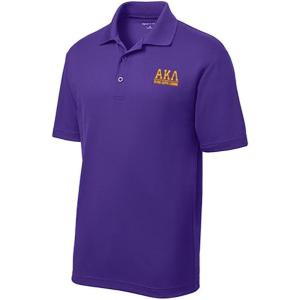Alpha Kappa Lambda Greek Letter Polo’s(Purple)