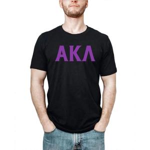 Alpha Kappa Lambda Letter Tee(Black)