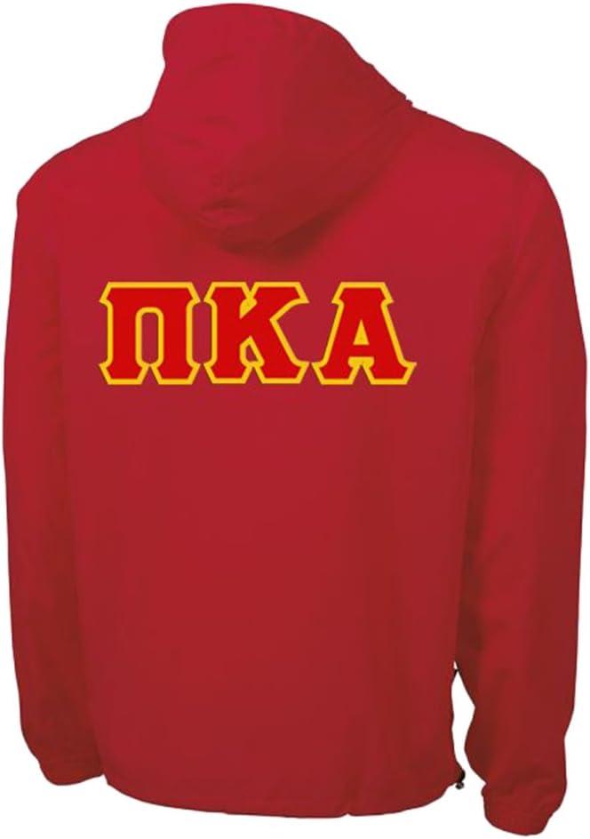 imagePi Kappa Alpha Pike Tackle Twill Lettered Pack N Go PulloverRed