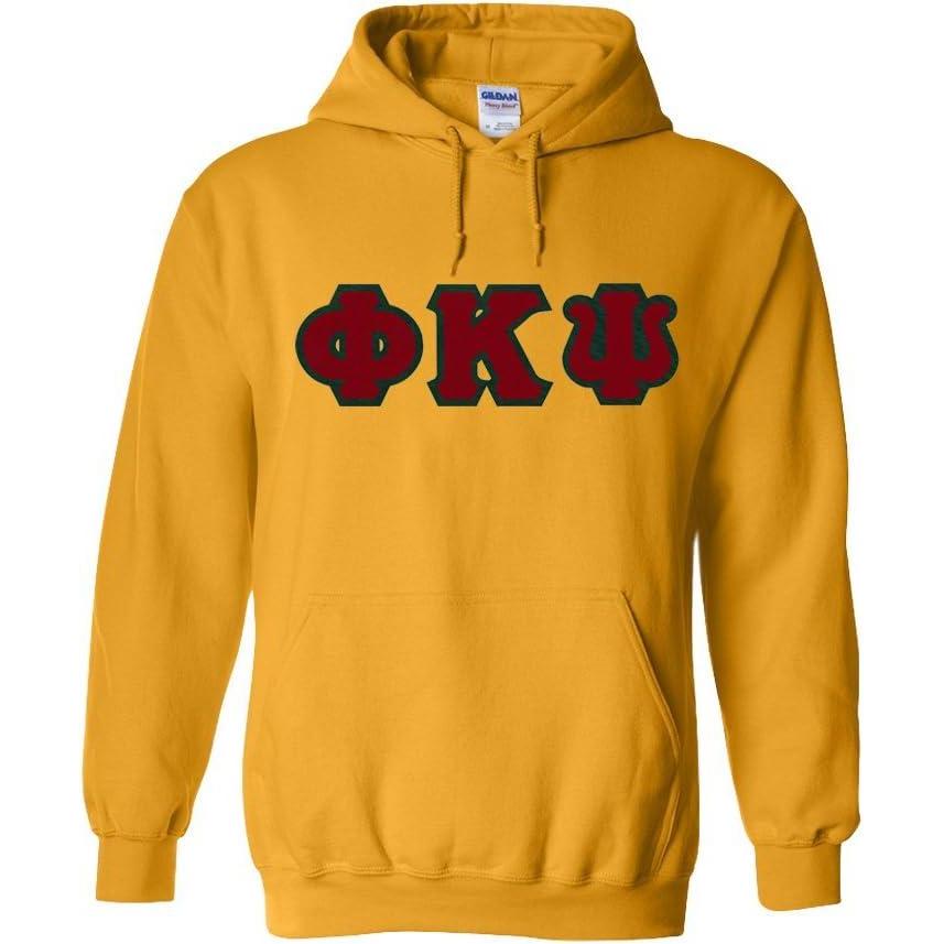 imagePhi Kappa Psi Lettered Hooded SweatshirtAthletic Gold