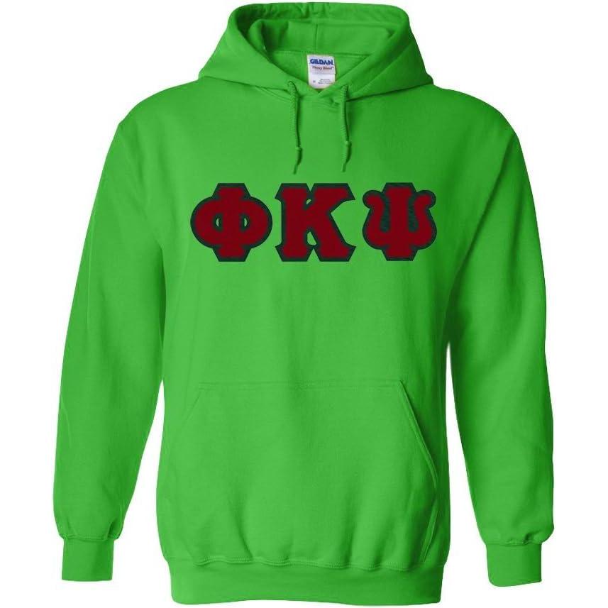 imagePhi Kappa Psi Lettered Hooded SweatshirtIrish Green