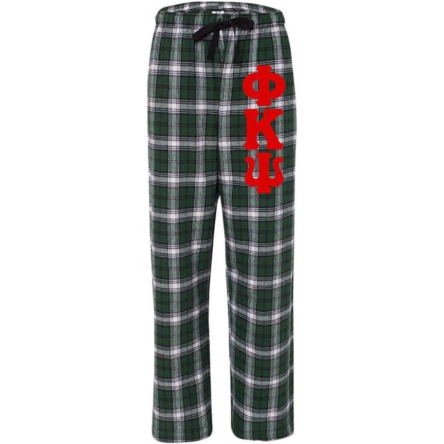 imagePhi Kappa Psi Pajamas Flannel PantGreenWhite