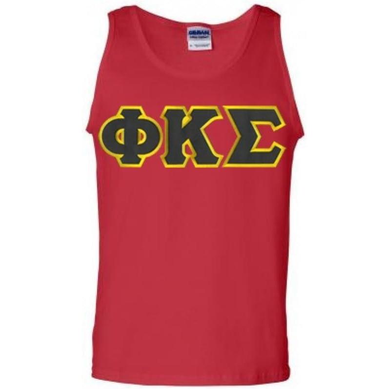 imagePhi Kappa Sigma Lettered Tank TopRed