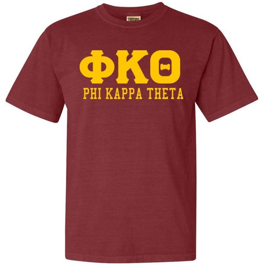 imagePhi Kappa Theta Greek Heavyweight TShirtBerry