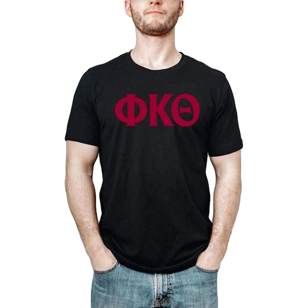 imagePhi Kappa Theta Letter TeeBlack