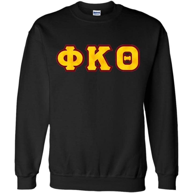 imagePhi Kappa Theta Lettered CrewneckBlack