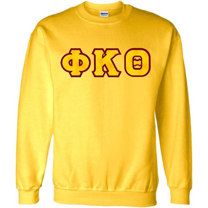imagePhi Kappa Theta Lettered CrewneckOrange