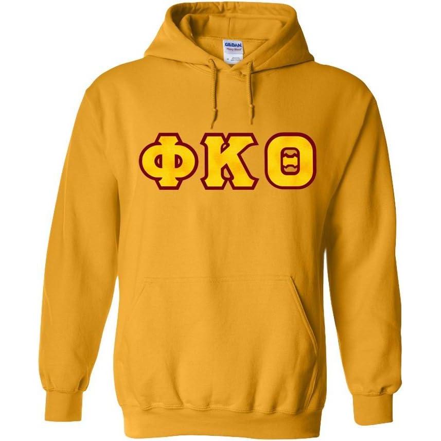 imagePhi Kappa Theta Lettered Hooded SweatshirtAthletic Gold