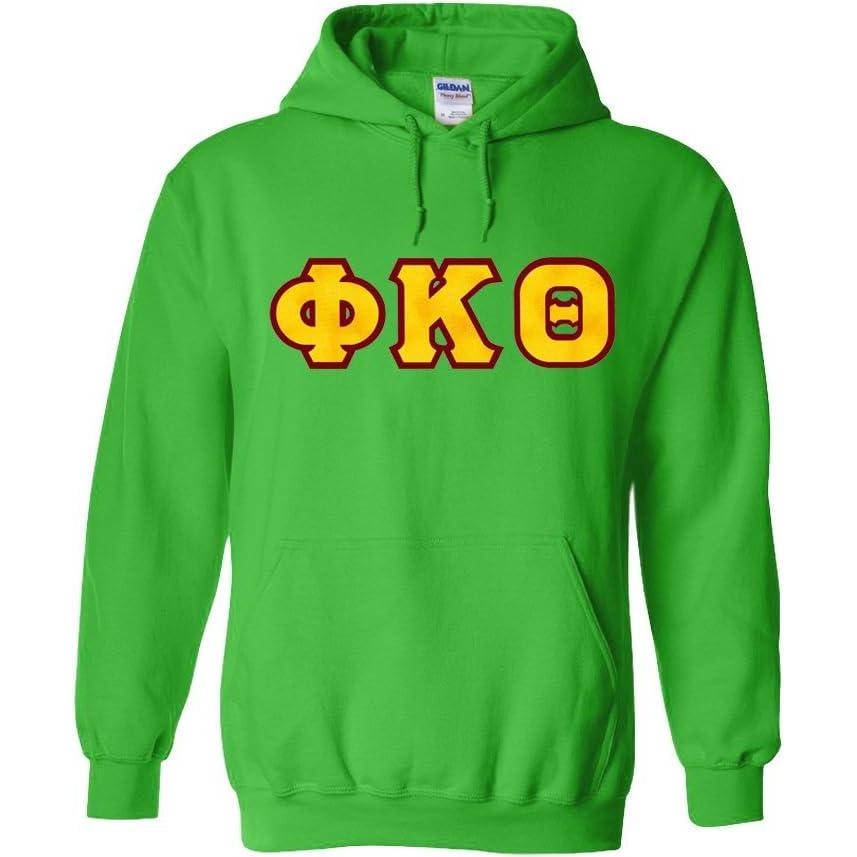 imagePhi Kappa Theta Lettered Hooded SweatshirtIrish Green