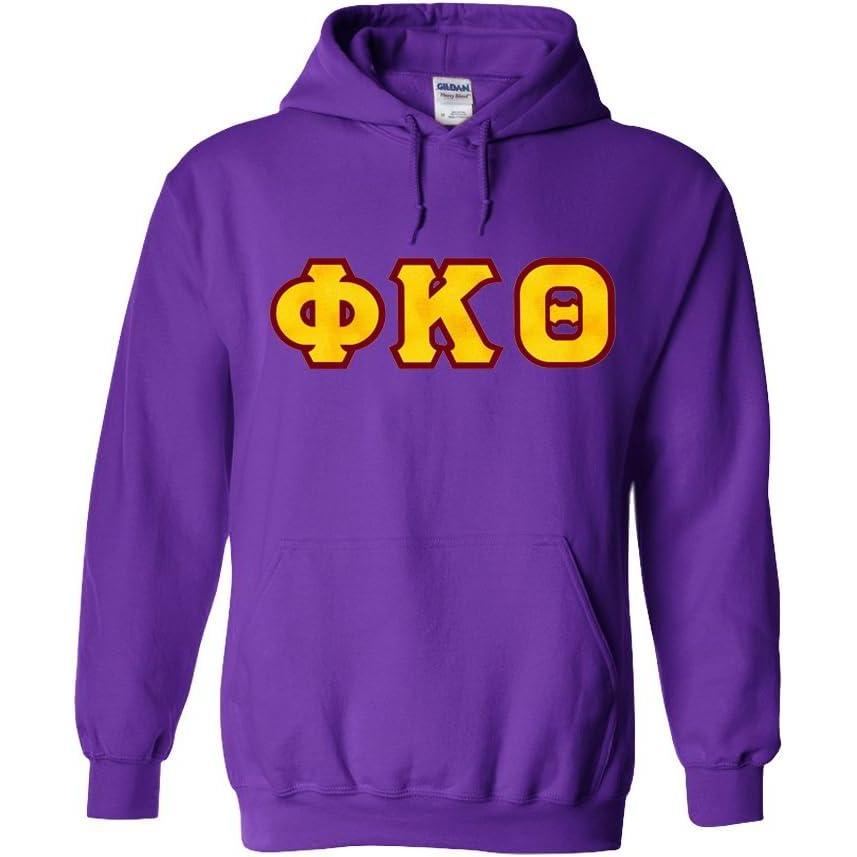 imagePhi Kappa Theta Lettered Hooded SweatshirtPurple