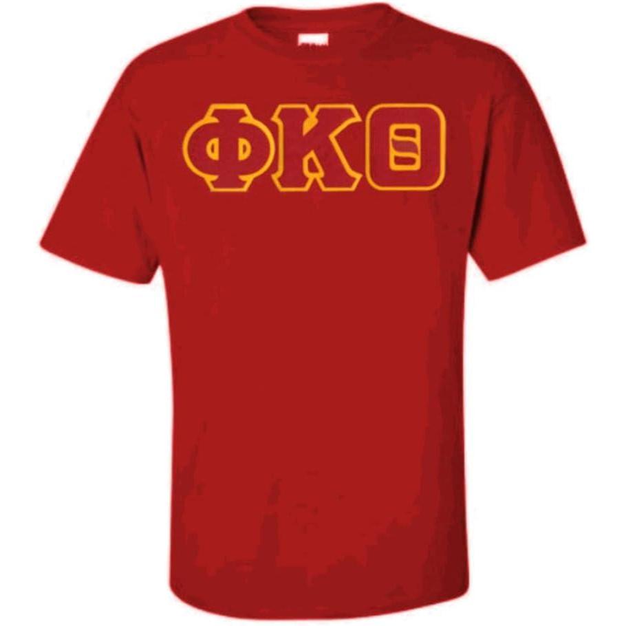 imagePhi Kappa Theta Lettered TShirtRed