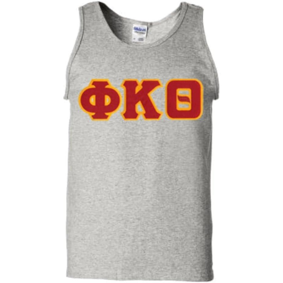 imagePhi Kappa Theta Lettered Tank TopGrey