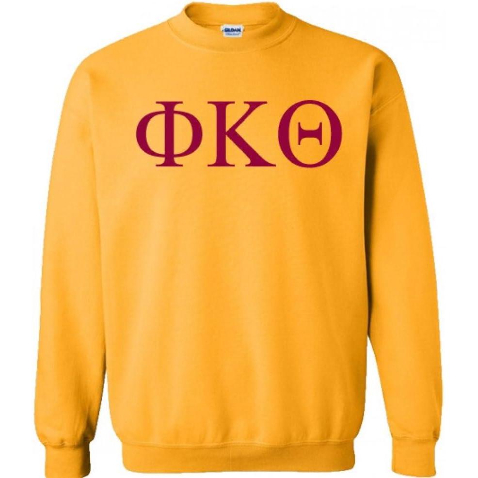 imagePhi Kappa Theta World Famous Greek CrewneckAthletic Gold