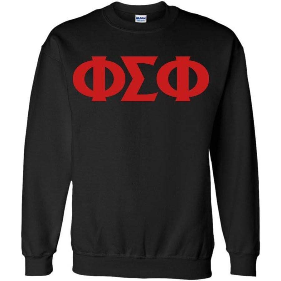 imagePhi Sigma Phi Greek Letter SweatshirtBlack