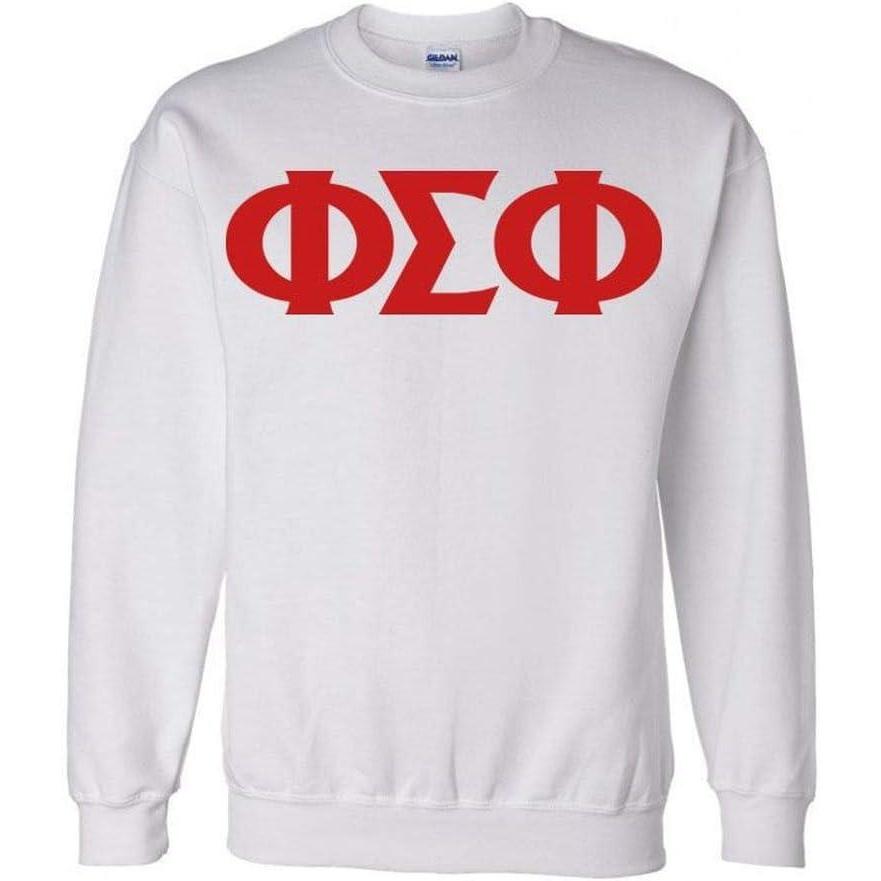 imagePhi Sigma Phi Greek Letter SweatshirtWhite