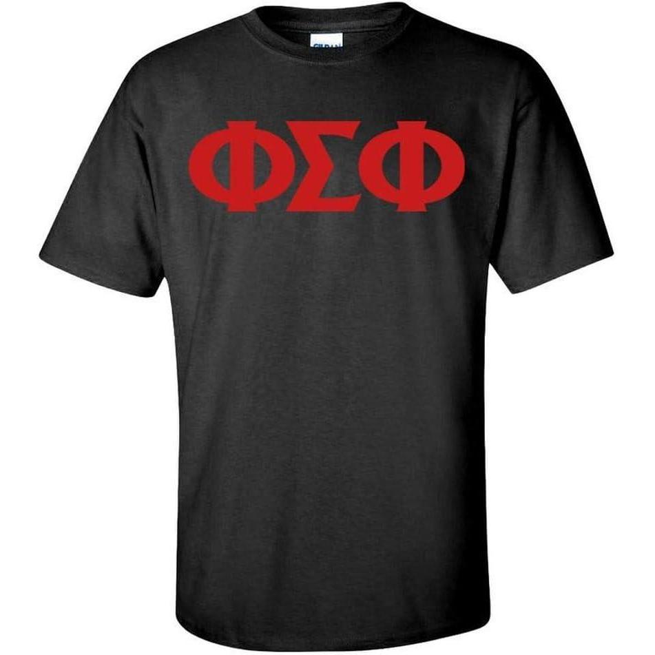 imagePhi Sigma Phi Greek Letter TeeBlack